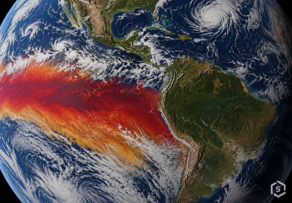 Planeta Terra visto do espaço