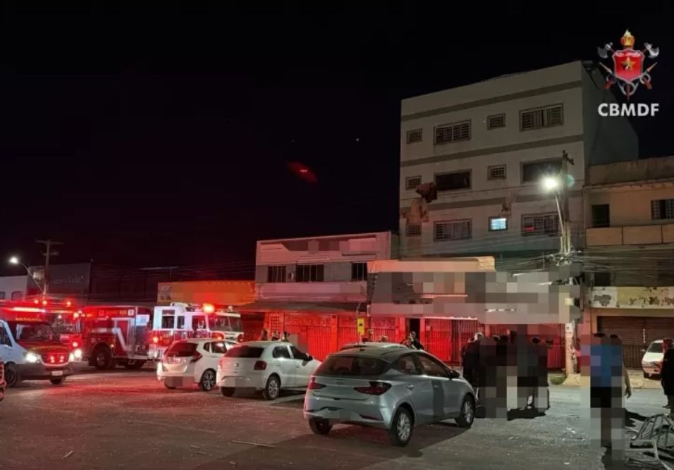 Explosão com gás de cozinha 