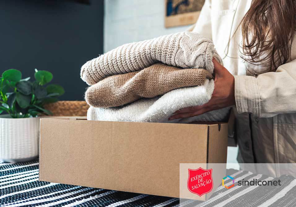 Inicie uma campanha de doações no condomínio