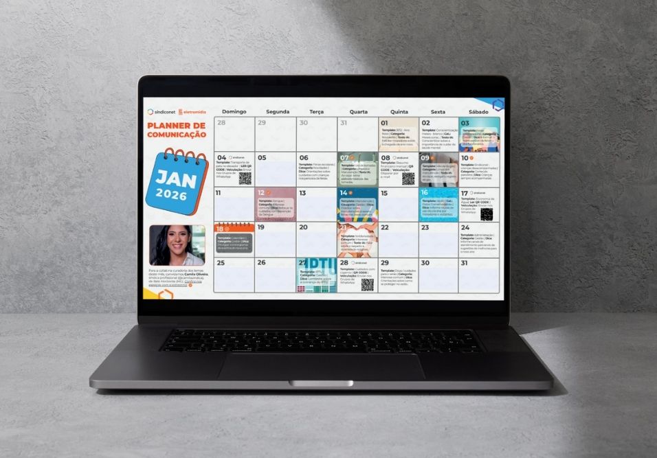 Planner gratuito para organizar a comunicação do condomínio