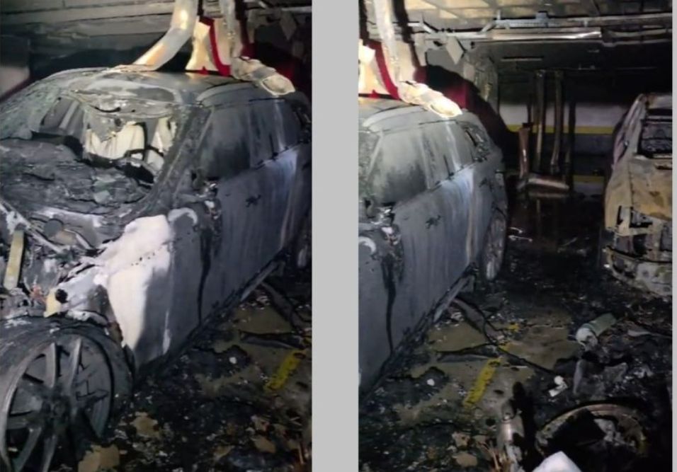 Incêndio em garagem 