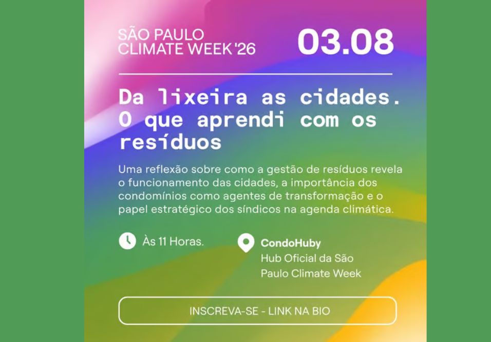 Resíduos no condomínio